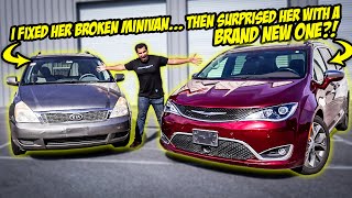 I Fixed My Babysitter's Broken 200,000-Mile Minivan...Then Surprised Her With A BRAND NEW ONE