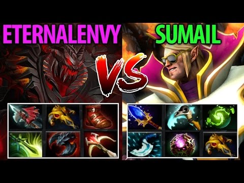 SumaiL vs EternalEnvy Player Perspective Full Item Intense Game  Dota2 DAC 2017