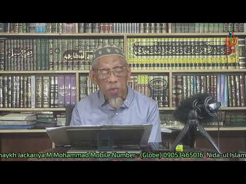 Shaykh Jackariya Mohammad | Pangadjian daing ha Qur'an
