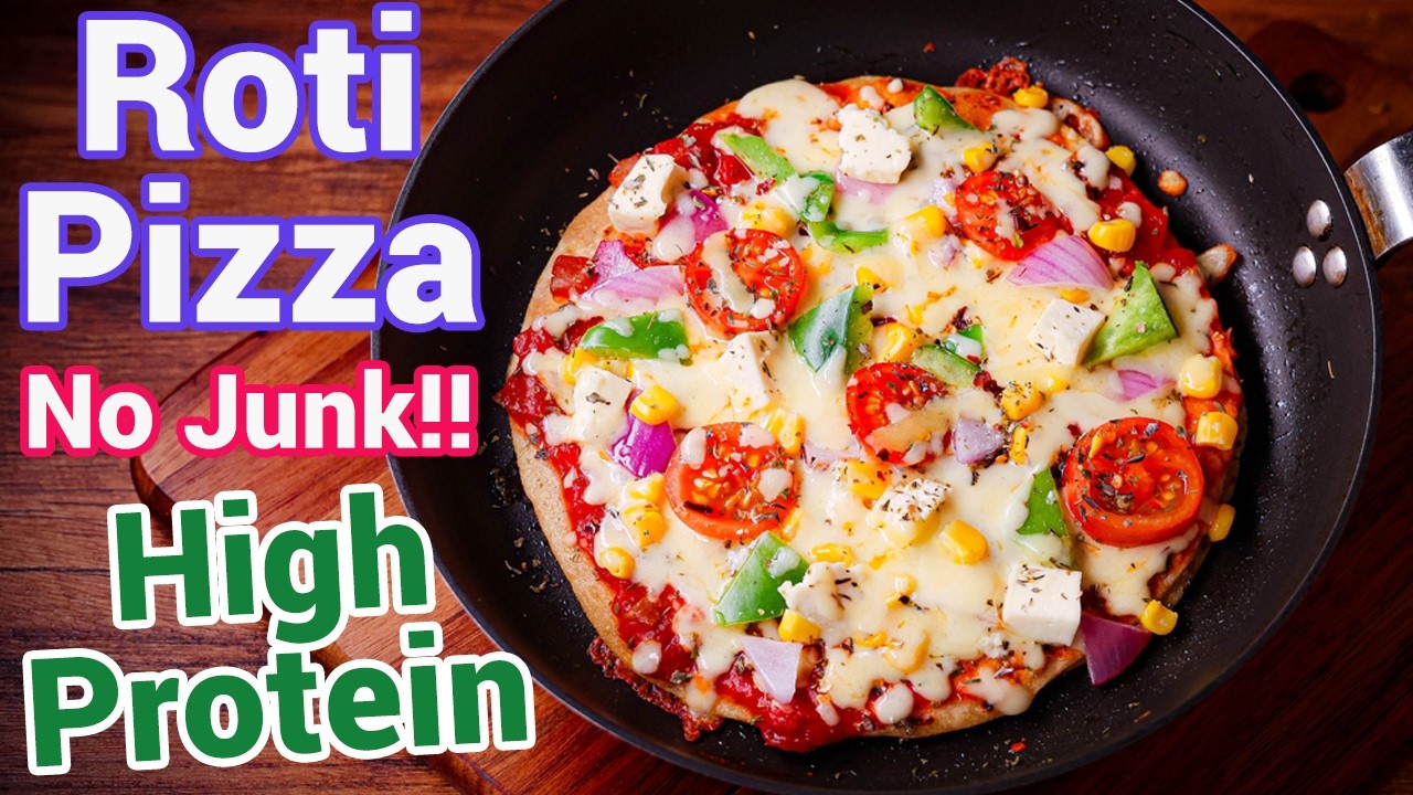 Leftover Roti Pizza | Quick & Tasty Kids Favourite Recipe | Quick Kids Favourite Cheesy Snack Recipe