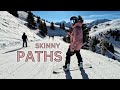 Technique For Snowboarding Skinny Narrow Paths