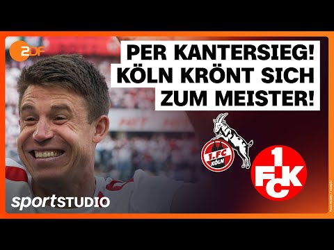 1. FC Köln – 1. FC Kaiserslautern | 2. Bundesliga, 34. Spieltag 2024/25 | sportstudio