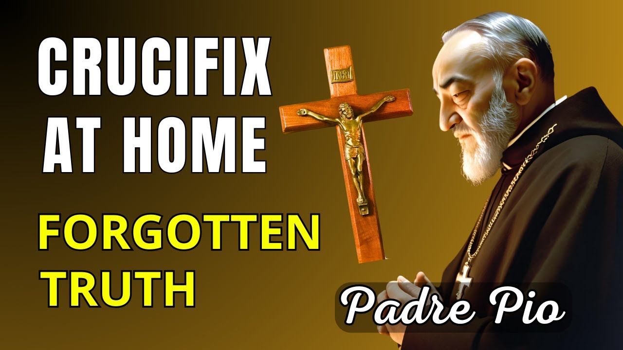 CRUCIFIX AT HOME: Discover Padre Pio's Words Before He Passed Away