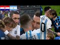 Argentina Players Show Respect After Win Against Croatia