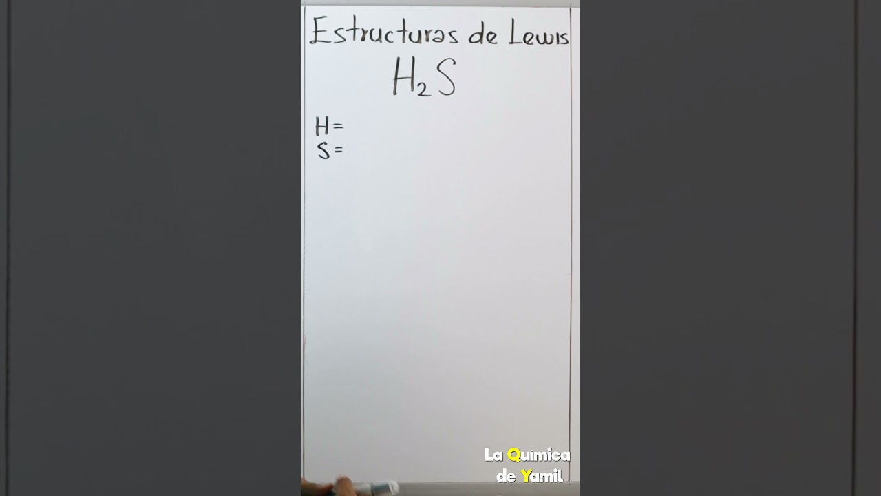 Estructuras de Lewis H₂S #Short