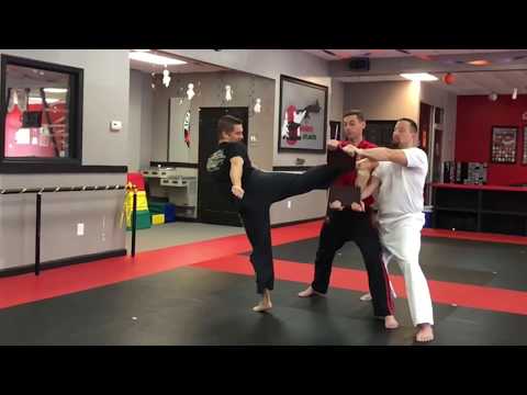 Round Kick Board Break