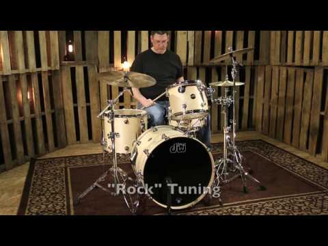 DW Performance Series: "Big Band/Rock" Shell Pack, Satin Oil Natural