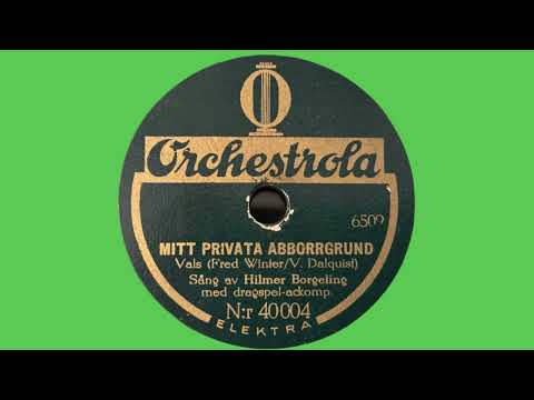 Mitt privata abborgrund - Hilmer Borgeling [1929]