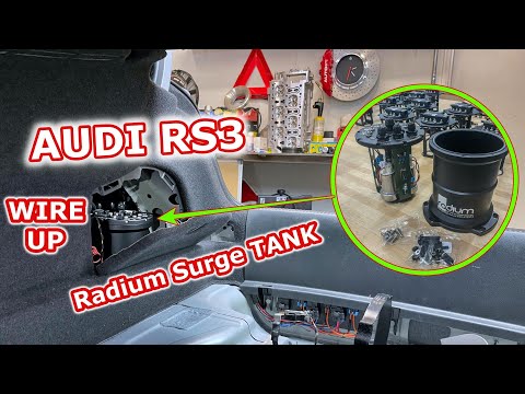 Triple Pump Radium Surge Tank WIRE UP - AUDI RS3