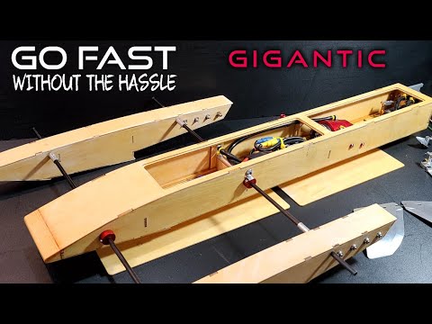 Pre-assembled 34" Wood Outrigger ARTR Oxidean Oxi-digger Review - 4074 2000kv, Seaking 180a