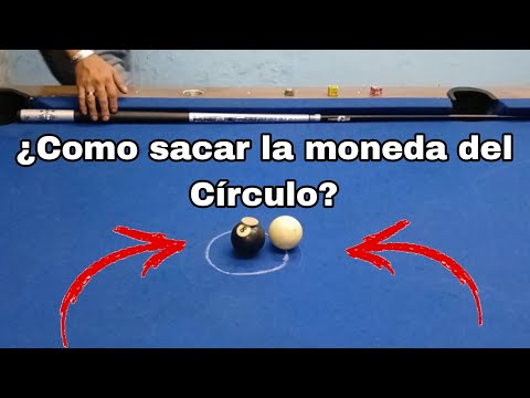 ¿Como sacar la moneda del Círculo en el Billar? | Reto de Billar 🎱