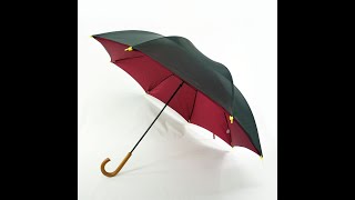 サイレントアンブレラ　富士艶　降雨騒音低減　雨晴兼用　傘　日本製　職人手作り　丸安洋傘　ＳUFUP