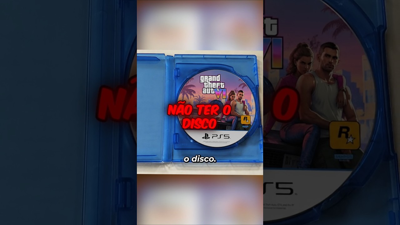 A versão física de GTA 6 pode vir sem disco