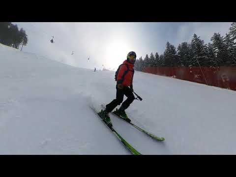 Bansko Black Slope #9 (Tomba) – Skiing in February 2025
