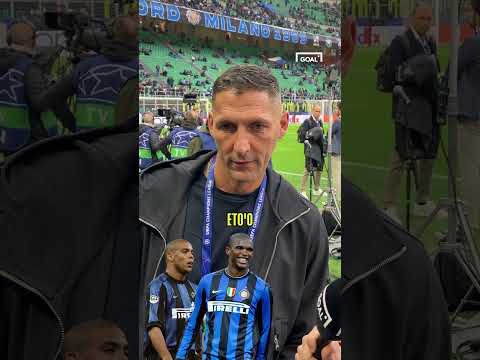 MATERAZZI ranks RONALDO, ETO'O and MILITO 🏆 #shorts