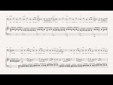 Bassoon  - Wrecking Ball - Miley Cyrus -  Sheet Music, Chords, & Vocals