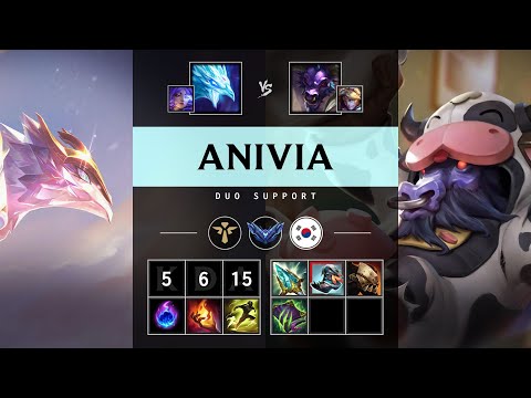 Anivia Support vs Alistar - KR Diamond Patch 25.21