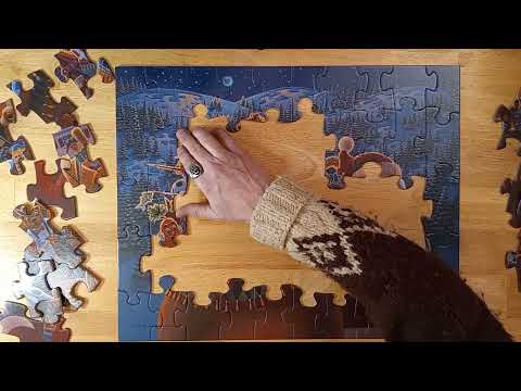 Christmas Delivery puzzle with instrumental Christmas music