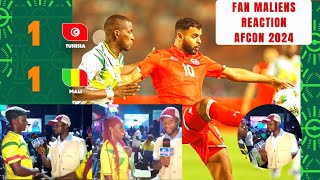 Tunisia vs Mali 1-1 Reaction les Fans Maliens Afcon Africa Cup of Nations Highlights 2024 Today News