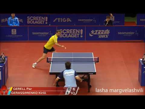Par Gerell vs Kirill Gerassimenko (Swedish Open 2017)
