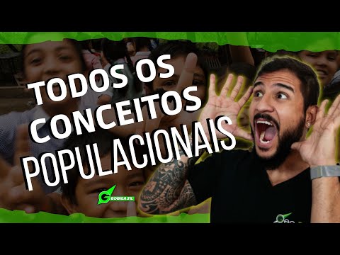 CONCEITOS POPULACIONAIS - GEOBRASIL {PROF. RODRIGO RODRIGUES}