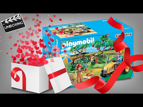 Playmobil Martins Unboxing: StarterSet Obsternte mit Traktor - 6870 🍏🍉