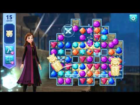 Disney Frozen Adventures Level 138 - NO BOOSTERS ❄️👸⛄ | SKILLGAMING ✔️