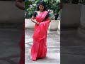 Megha Shetty Hot Navel In Saree Shorts