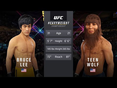 UFC 4 - Bruce Lee vs. Teen Wolf - Dragon Fights 🔥🐲