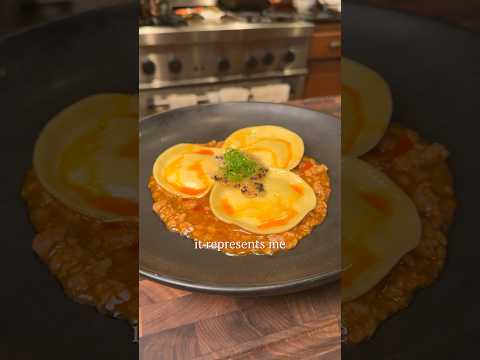 My MasterChef audition dish: mapo ravioli