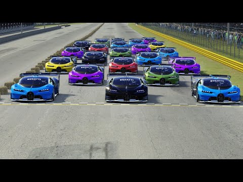 Bugatti Bolide vs Bugatti Vision GT at Monza Full Course