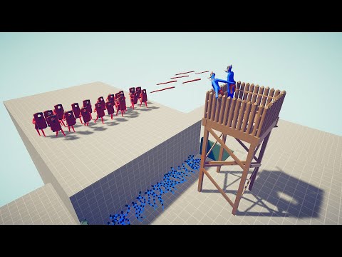 2 SPEAR THROWERS + 40 ZOMBIE SNAKE vs 20 EVERY UNIT | TABS - Totally Accurate Battle Simulator