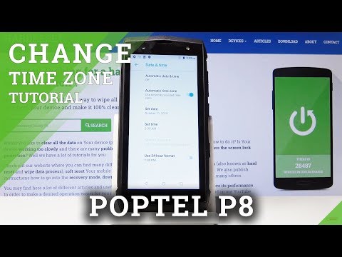 How to Change Date & Time in POPTEL P8 – Time Settings
