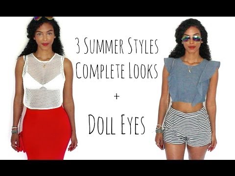 Big Doll Eyes + 3 Summer Looks ☼ SunKissAlba Video