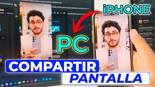 🔴 Cómo COMPARTIR PANTALLA iPHONE A PC 💻 | GRATIS