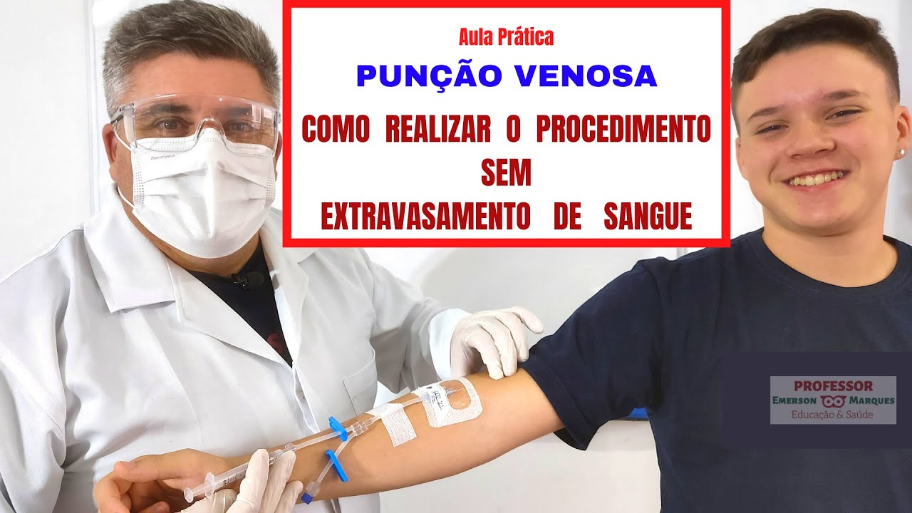PUNÇÃO VENOSA AULA PRÁTICA DE ENFERMAGEM