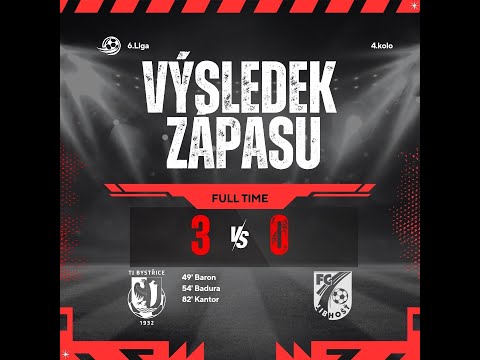 TJ Bystřice - Libhošť 3:0