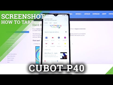 How to Take Screenshot in CUBOT P40 – Save Screen