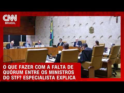 Não temos leis que resolvam a falta de quórum no STF, diz especialista | WW