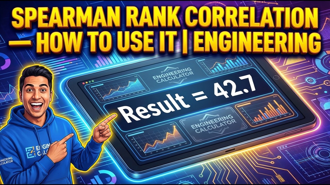 Spearman Rank Correlation Interactive Calculator