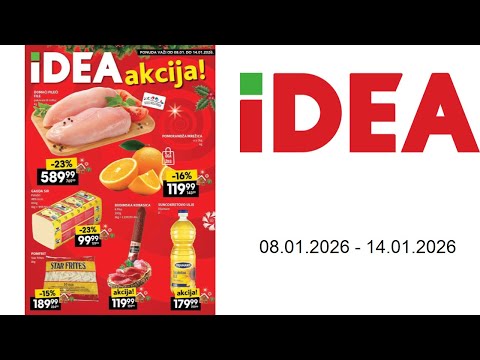 Idea katalog - Nedeljni katalog - 08.01.-14.01.2026