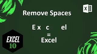 How To Remove Spaces Between Characters And Numbers Within Cells In Excel