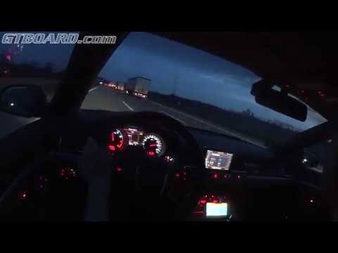 Night autobahn driving Audi A8L W12 '07 250-280 km/h GPS
