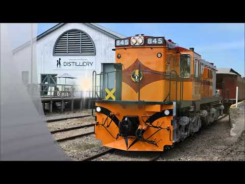 SteamRanger Heritage Railway 845 first Cockle Train and double header with 844 08/02/2026