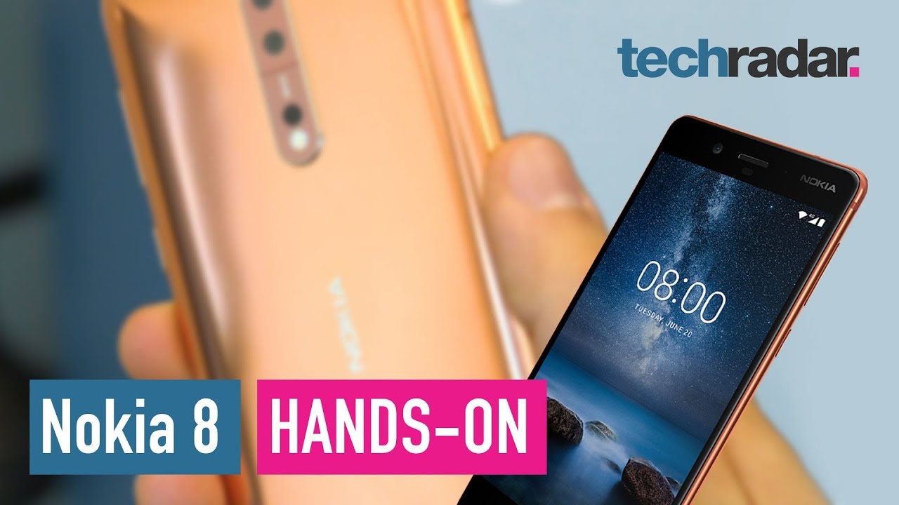 Nokia 8 hands-on review - YouTube