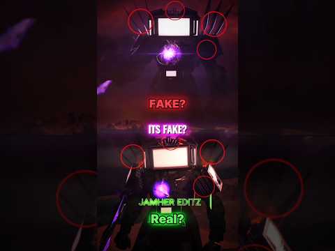 Upgraded Titan TV Man is Fake???💀 #skibiditoilet #edit