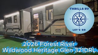 2026 Forest River Wildwood Heritage Glen 321DRL