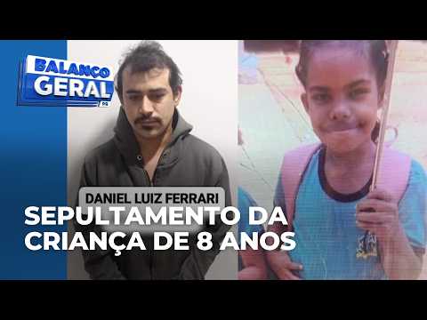 Criança morta após sequestro é sepultada em São Manoel do Paraná; homem foi morto pela polícia