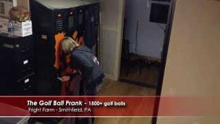 preview picture of video 'The Golf Ball Prank - 1500+ golf balls in a locker'