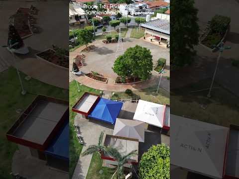 SANCLERLÂNDIA GOIÁS, PROJETO VISÃO AÉREA - PRAÇA TRES PODERES